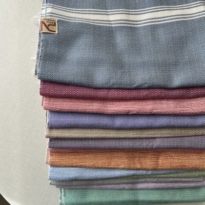 حوله دست‌بافت پنبه ای پنبه ناز | لطیف، سبک و جذب آب بالا