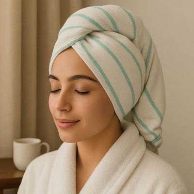 کلاه حمام(حوله سر)